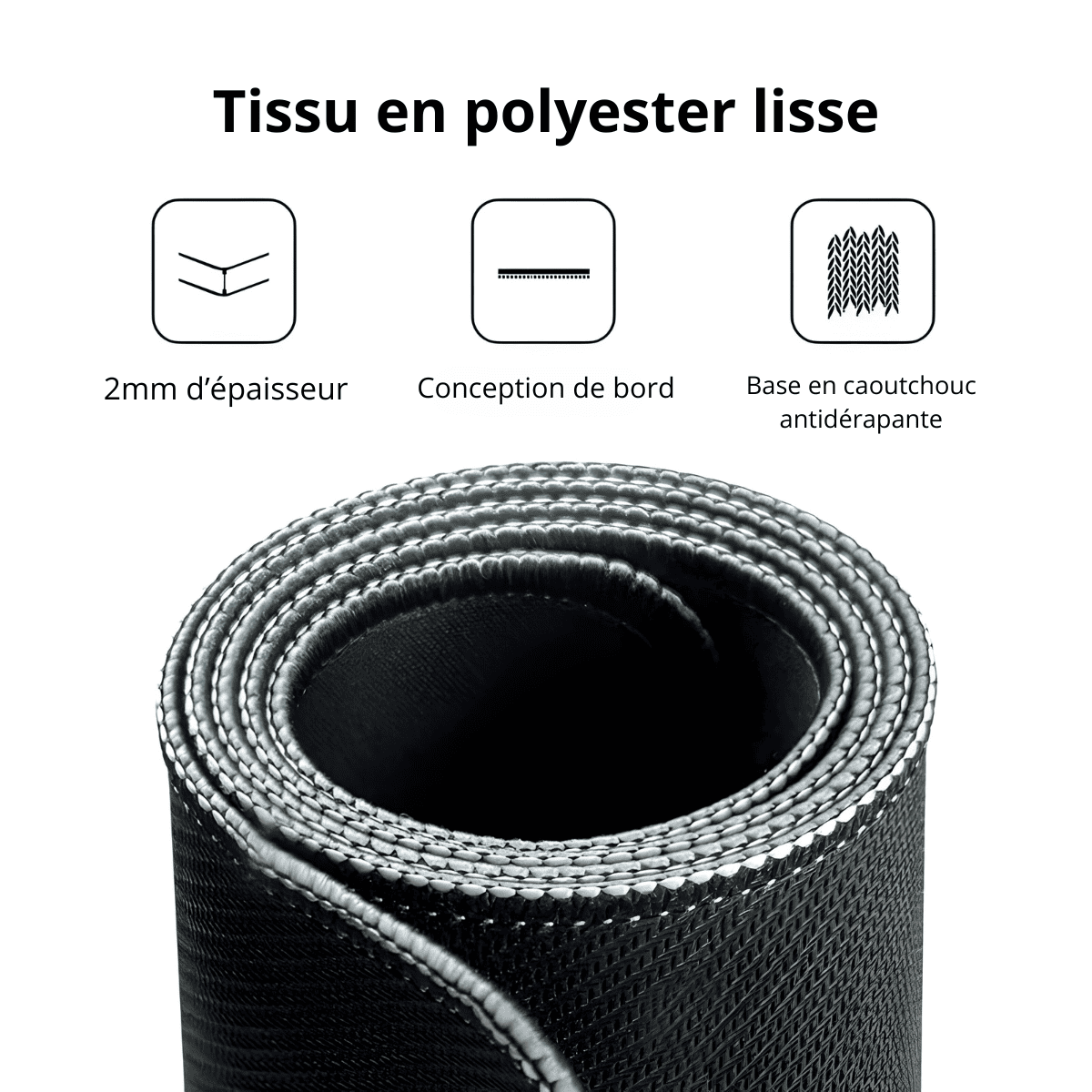 Tapis de souris épaisseur 2mm