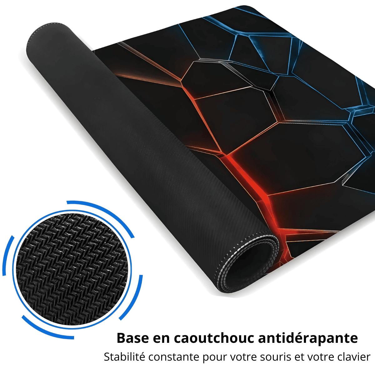Tapis de souris Ergonomique - Nova caractéristiques 